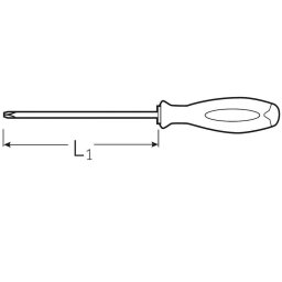 Surubelnita pentru electricieni, Proxxon, profil SL/PZ1x80