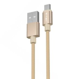 USB - micro USB 1m 2.4A auriu