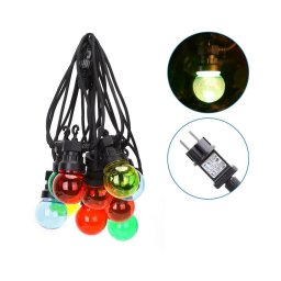 Lanț LED decorativ de exterior 10xLED/8m IP44 alb cald Aigostar