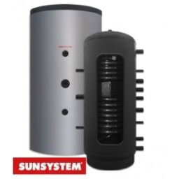 Rezervor de acumulare pentru apa calda cu 2 serpentine Sunsistem PR2- 1500 litri