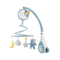 Carusel pentru pătuț cu sunete 3 în 1 NEXT2DREAMS 3xAA albastru Chicco
