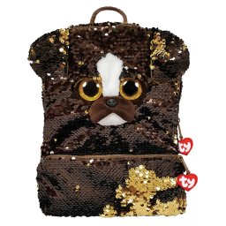 Rucsac cu paiete reversibile TY, catelusul Brutus, 2 compartimente