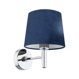 Lampă de perete BOLZANO 1xE27/15W/230V albastră/crom lucios Argon 3908