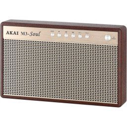 Boxa portabila activa Akai, M3-SOUL, 20 W, Bluetooth 5.0, autonomie 15 ore, Maro