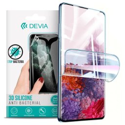 Silicon Antibacterian - Folie protecție ecran din Silicon (hidrogel) - compatibil cu Samsung Galaxy S21 ultra - Antibacterian