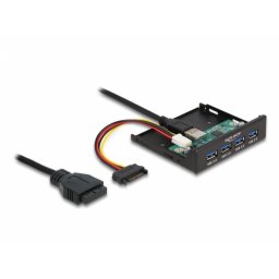 Front panel 3.5" USB 3.2 Gen1 cu 4 x USB-A, Delock 64166
