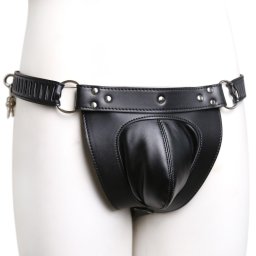 Kiotos Chastity Pants with Padlock Black