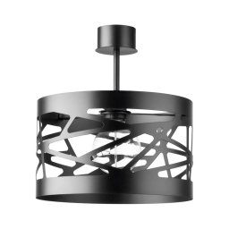 Lustră pe tijă MODUL FREZ 1xE27/60W/230V d. 30 cm neagră