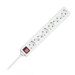 Prelungitor PRELUNGITOR 8 CAI CU INTRERUPATOR 1.5M( 3G1.5MM2) - ALB