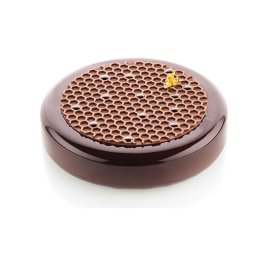 Forma Silicon Decor Top Insertie, Fagure si Alibinute, O 14 - O 18 x H 0.25 cm, 2 cavitati (ALVEOLE 9)