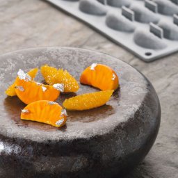 Forma Silicon Gourmand Mandarine 3.8 x 2.2 x H 1.5 cm, 30 cavitati