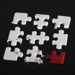 Forma Silicon Gourmand Puzzle 9 x 9 x H 0.4 cm, 18 cavitati