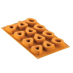 Forma Silicon Silikomart NaturaE Milanese 5 x 5.2 x H 1.85 cm, 25 ml, 12 cavitati
