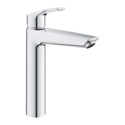 Baterie lavoar Grohe Eurosmart New 2021, marimea XL, montare blat, furtunuri,crom-23971003
