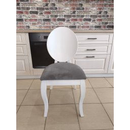 Scaun verdi din lemn sezut tapitat