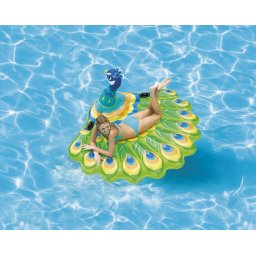 Saltea gonflabila pentru piscine model paun - PEACOCK ISLAND 57250EU