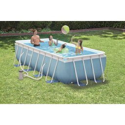 Piscina Intex Prism Frame cu cadru metalic 400 x 200 x 100cm. Sistem de filtrare inclus. 26776NP 26788