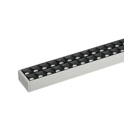 Lampă LED Lineară 60W, Cip Samsung, Suspendată, Non-Linkable, Corp Alb, 4000K