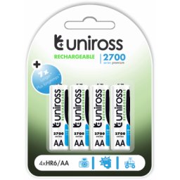 Acumulatori AA R6 2700mAh UNIROSS