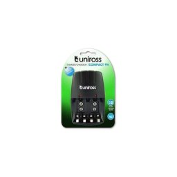Incarcator COMPACT pentru AA, AAA si 9V UNIROSS