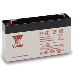 Acumulator stationar plumb acid YUASA 6V 1.2Ah AGM VRLA