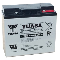 Acumulator stationar plumb acid YUASA 12V 22Ah AGM VRLA Deep Cycle