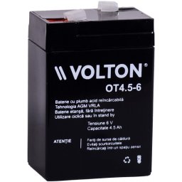 Acumulator stationar plumb acid VOLTON 6V 4.5Ah AGM VRLA