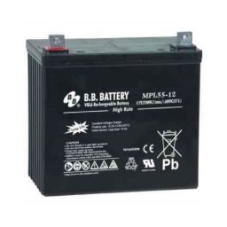 Acumulator stationar plumb acid BB BATTERY 12V 55Ah AGM VRLA High Rate Longlife