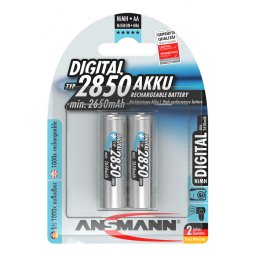 Acumulatori AA R6 2850mAh blister 2 bucati ANSMANN