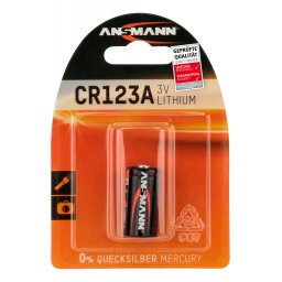 Baterie litiu CR123A ANSMANN