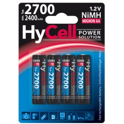Acumulatori AA R6 2700mAh blister 4 bucati HYCELL