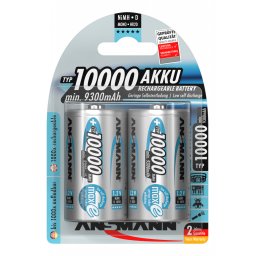 Acumulatori D R20 10000mAh blister 2 bucati ANSMANN