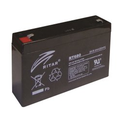 Acumulator stationar plumb acid RITAR 6V 8Ah AGM VRLA