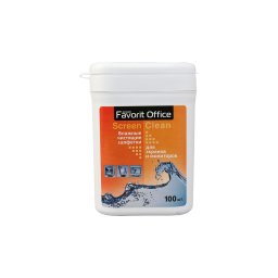 Servetele umede ecran LCD/TFT, cutie mica, 100 buc, Favorit Office