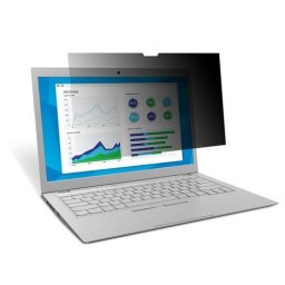 Filtru de confidențialitate 3M Blackout fără ramă pentru laptop cu ecran lat de 15,6", raport de aspect 16:9