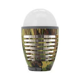 Lampă LED portabilă reîncărcabilă cu capcană pentru insecte LED/2W/3,7V IPX4 camuflaj