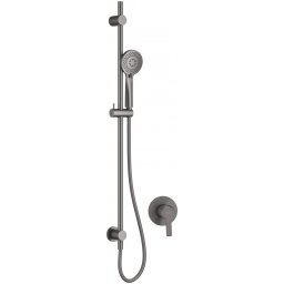 Arnika titanium coloana de dus incastrat cu baterie , para de dus, si dispersor fix NAC_D9TP