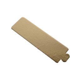 Baza Carton Prezentare Monoportii, Model Dreptunghiular Auriu, 14 x 4 cm, Set 200 Buc