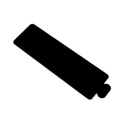 Baza Carton Prezentare Monoportii, Model Dreptunghiular Negru, 14 x 4 cm, Set 200 Buc