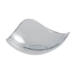 Farfuriute Blow O 8.5 x H 3 cm, Plastic Transparent, Set 100 Buc