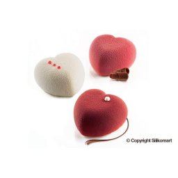 Forma Silicon Inima Amorini 6.3 x 6.5 x H 3.9 cm, 8 cavitati + Decupator