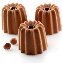 Forma Silicon Canneles pentru Prajituri si Monoportii O 5.6 x H 5 cm, 54 cavitati, 80 ml (SQ002)