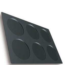 Forma Silicon Disco pentru Prajituri si Monoportii O 16 x H 1 cm, 6 cavitati, 200 ml (SQ012)