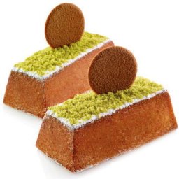 Forma Silicon Mini Cake pentru Prajituri si Monoportii 9.9 x 4.9 x H 3 cm, 30 cavitati, 130 ml (SQ006)