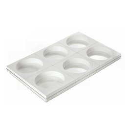 Forma Silicon Tort O 16 x H 5 cm, tava 6 cavitati