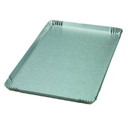 Tavita Prezentare Aluminiu Eloxat, 4 margini, 37.5 x 24.5 x H 2 cm