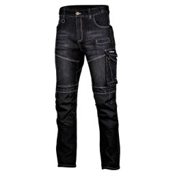 Blugi negri elastici cu întăritură,XL