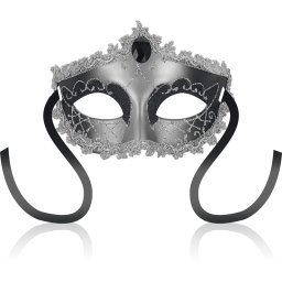 OhMama Masks Black Diamond Eyemask Grey