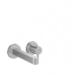 Baterie lavoar perete Hansgrohe Finoris pipa 168mm crom lucios