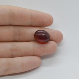 Cabochon Granat Hessonit 15x12x6mm C101